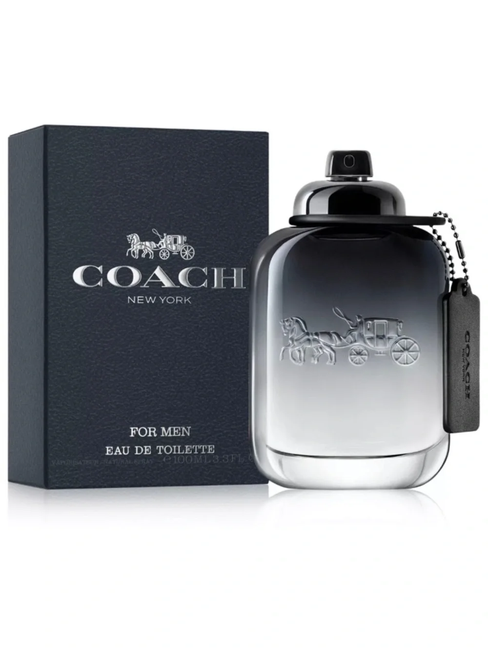 Coach Platinum Smoke Fragrance Bottle - Black/Gray Ombre